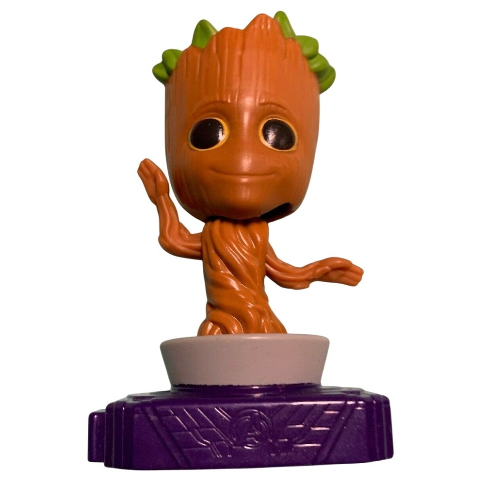 Marvel Guardians of‎ the Galaxy Dancing Baby Groot Avengers McDonalds Toy C-1